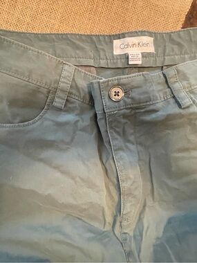 Calvin Klein Sage Green Men's Chino Pants